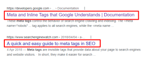 meta tags for seo Google Search